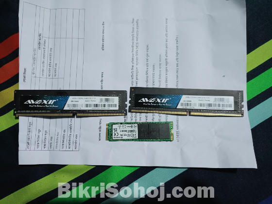 Ram 4*2 8 GB And 128 ssd